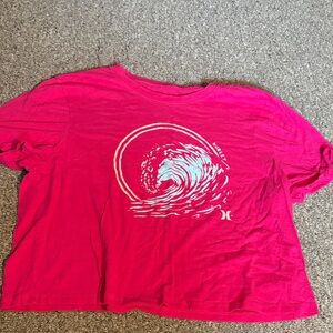 Hurley Cropped Graphic T-Shirt